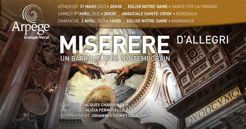 MISERERE d' ALLEGRI, un baroque très contemporain