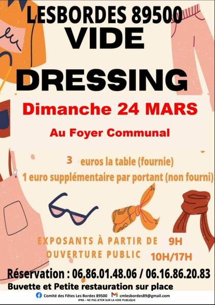 Vide dressing au bordes 89500