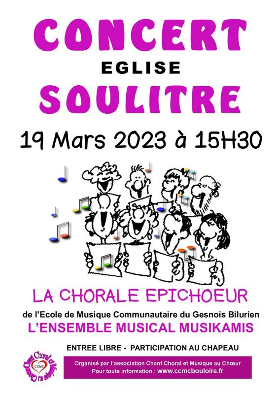 Concert de la chorale Epichoeur et de l'ensemble instrumental Musikamis