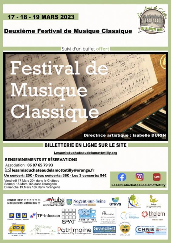 2ème festival de musique classique du château de la Motte-Tilly