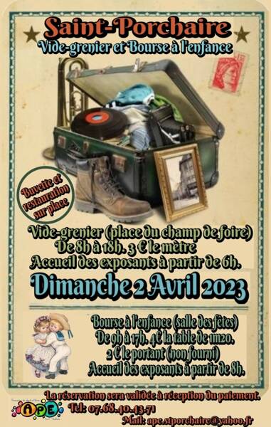 VIDE GRENIER ET BOURSE A L'ENFANCE