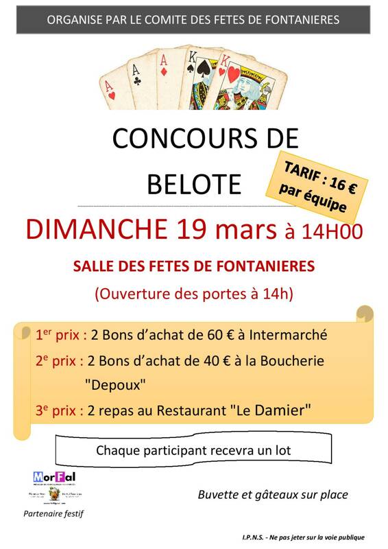 concours de belote