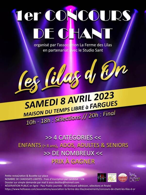 Concours de chant Les Lilas D Or