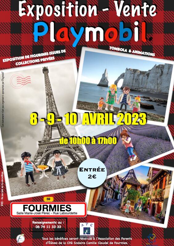 EXPOSITION VENTE PLAYMOBIL FOURMIES