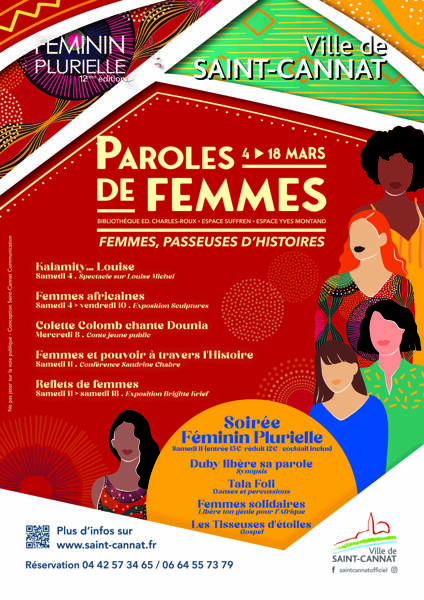 Soirée Féminin Plurielle Paroles de femmes, passeuses d’histoires