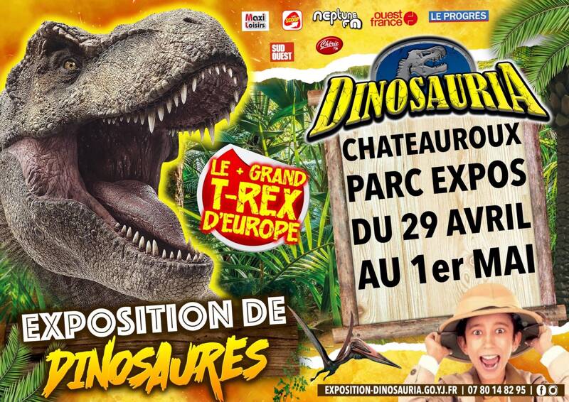 EXPOSITION DE DINOSAURES A CHATEAUROUX