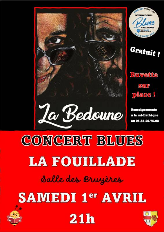 Concert de blues La Bédoune
