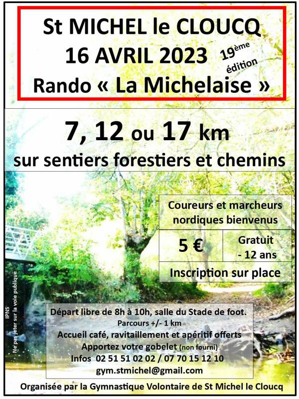 Randonnée pédestre la MICHELAISE