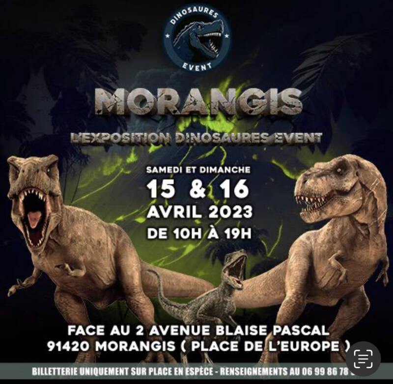 EXPOSITION DE DINOSAURES A MORANGIS