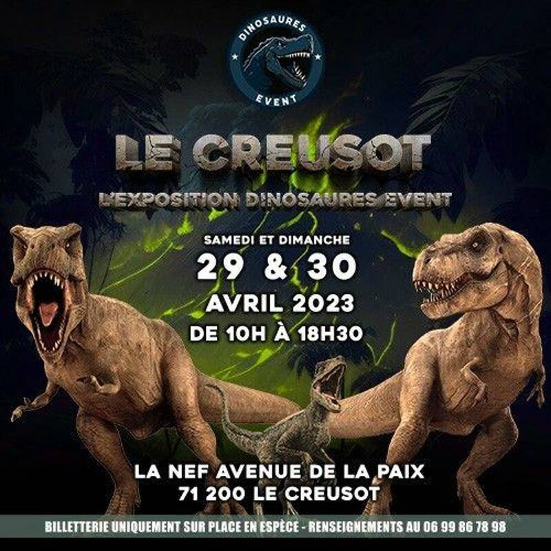 EXPOSITION DE DINOSAURES AU CREUSOT