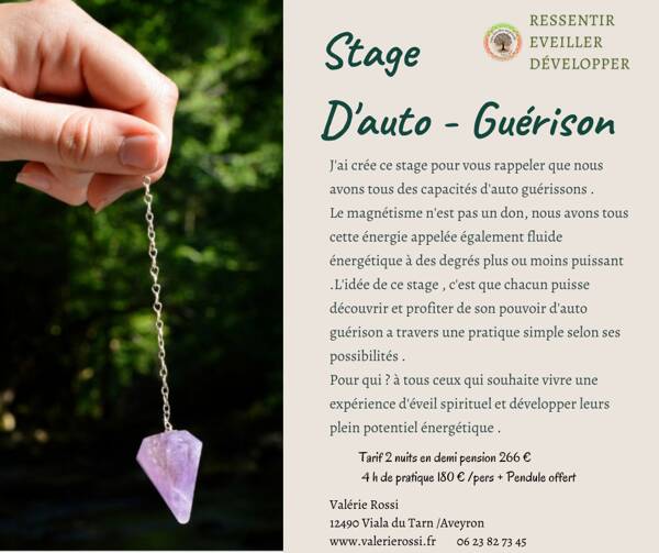  Stage D'auto - guérison / Aveyron