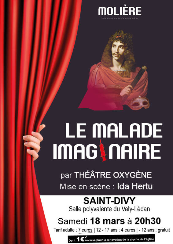Représentation « Le Malade Imaginaire » de Molière par Théâtre Oxygène (Finistère)