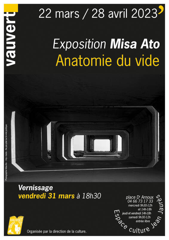 « Anatomie du vide » Exposition photo noir et blanc de Misa ATO