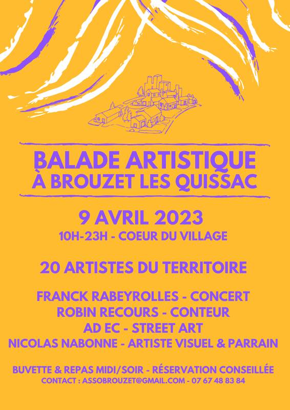 Balade artistique 2023 à Brouzet Les Quissac