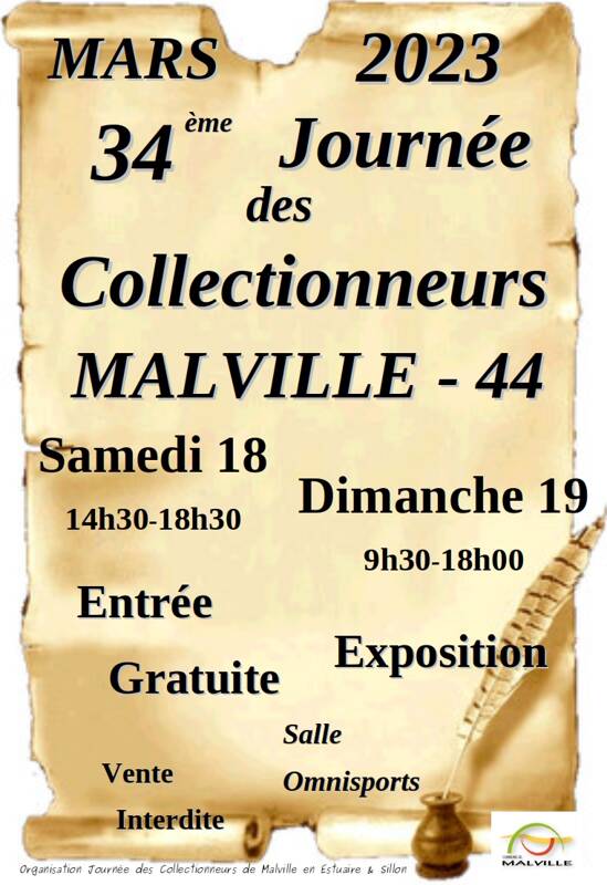 34ème JOURNÉE des COLLECTIONNEURS de MALVILLE
