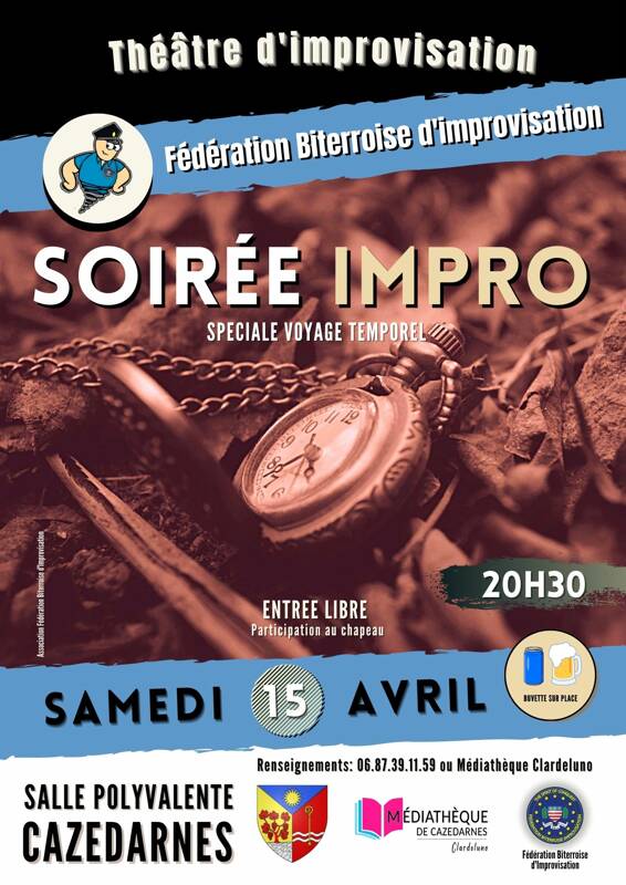 Soirée impro Cazedarnes spéciale