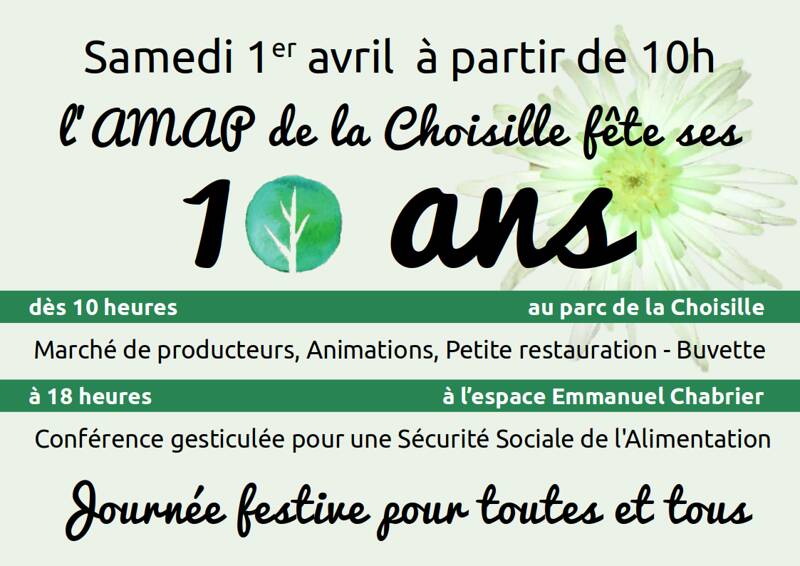 L'AMAP de la Choisille fête ses 10 ans