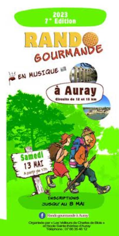 Rando Gourmande en musique Auray 13/05/2023