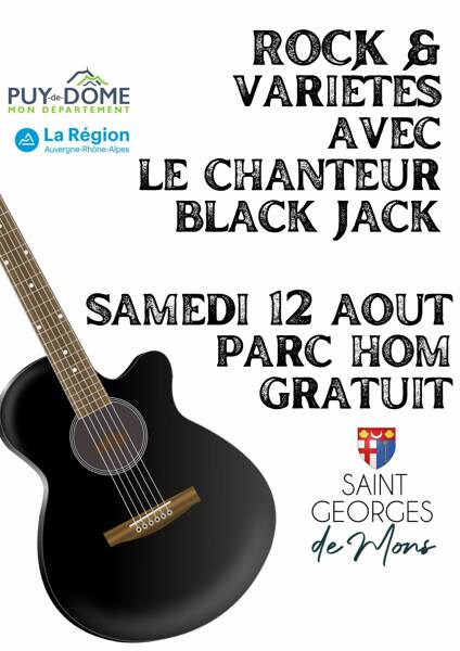 Chanteur Black Jack à St Georges