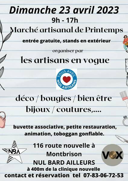 Marché artisanal du printemps