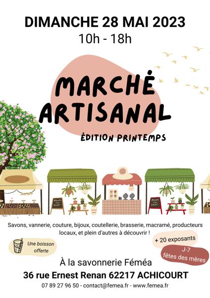 Marché artisanal - édition printemps