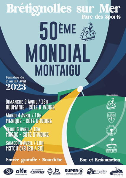 5Oème MONDIAL FOOTBALL MONTAIGU à BRETIGNOLLES SUR MER