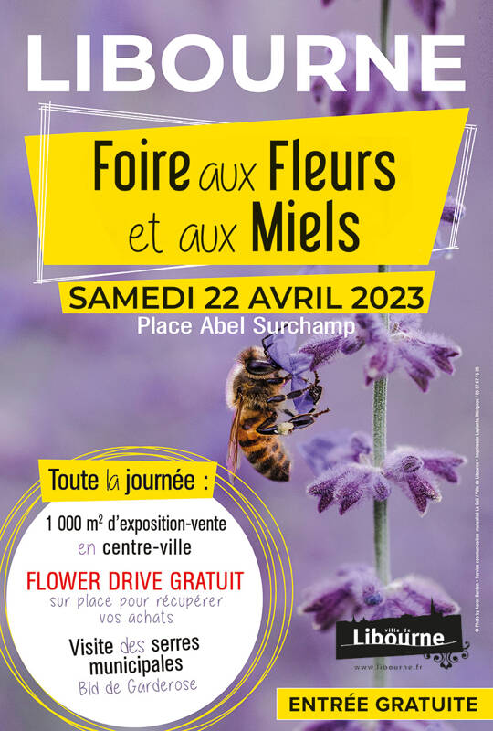 Foire aux fleurs et aux miels de Libourne