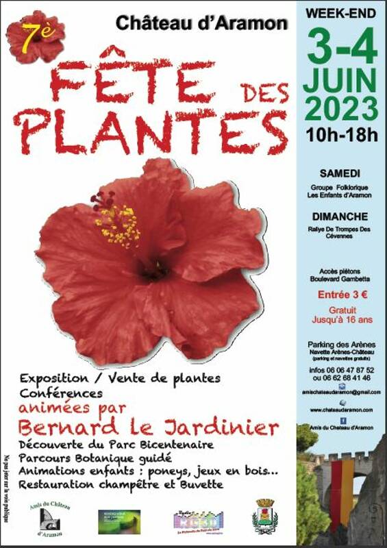 Fête des plantes au château d'Aramon