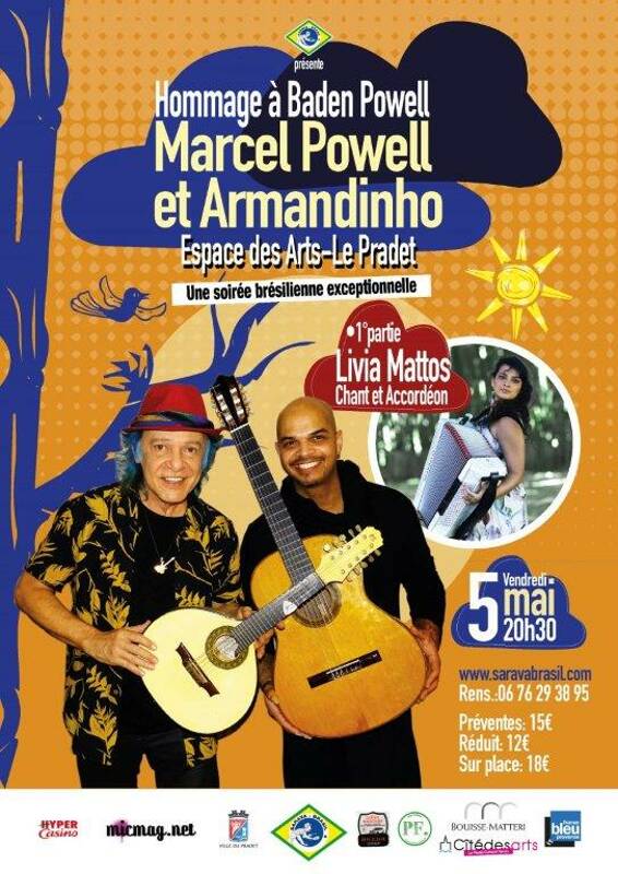 Concert hommage à Baden Powell avec Marcel Powell & Armandinho
