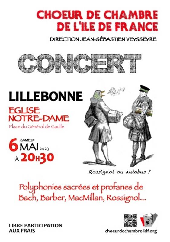 Concert Choeur de Chambre de l'Ile de France