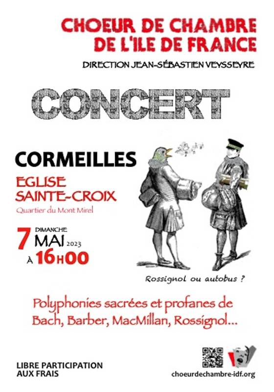 Concert Choeur de Chambre de l'Ile de France