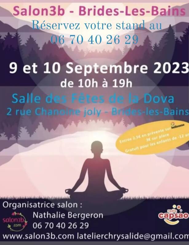 Salon du Bien-être de Brides-les-Bains  9 10 septembre 2023