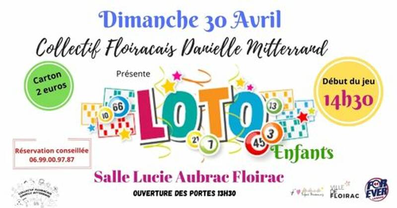 Loto enfants avec le Collectif Floiracais Danielle Mitterrand