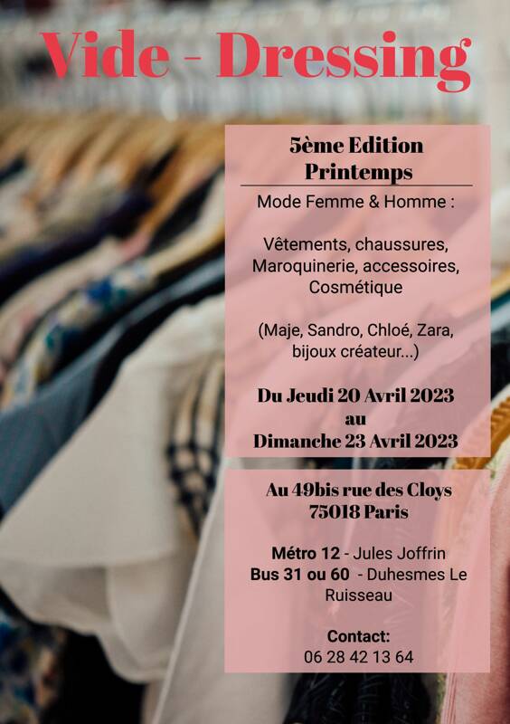 vide dressing printemps 5 -ème édition