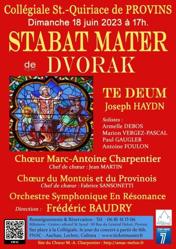 Concert Stabat Mater de Dvorak