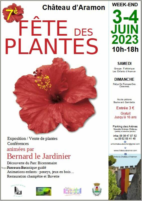 Fête des plantes au château d'Aramon