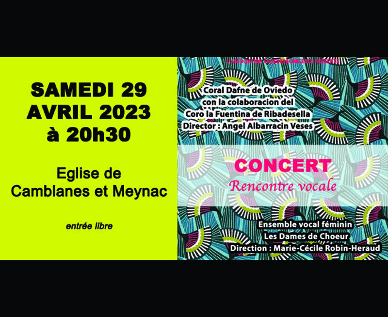 CONCERT - RENCONTRE VOCALE