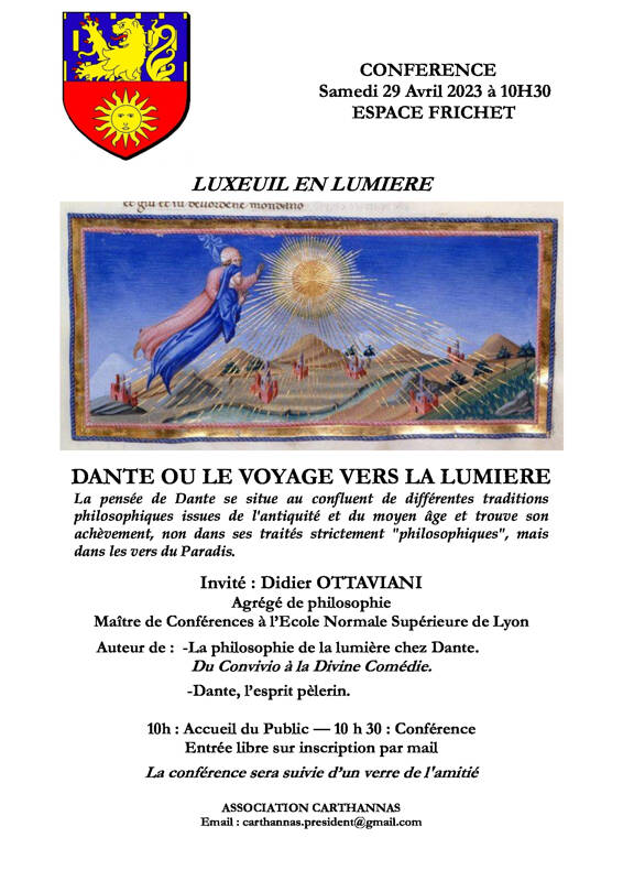 DANTE OU LE VOYAGE VERS LA LUMIERE