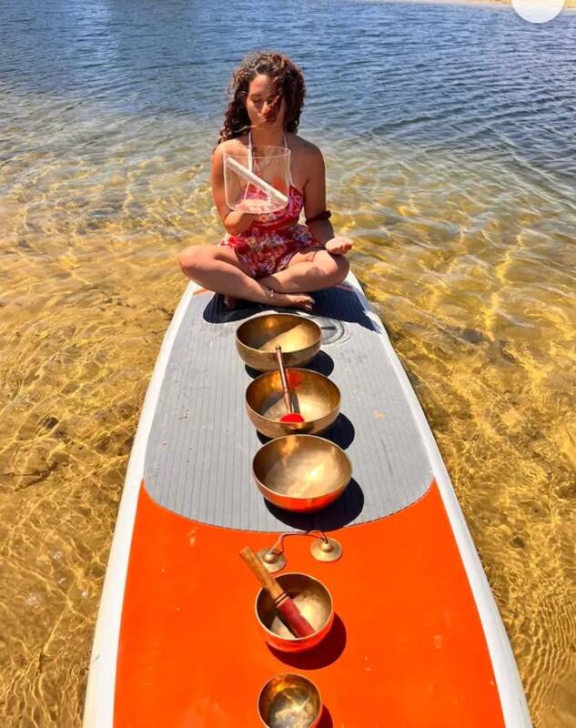 Relaxation sonore sur une planche de paddle