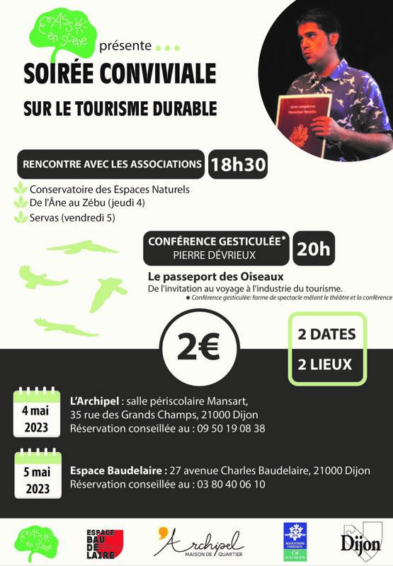 soirée conviviale sur le tourisme durable