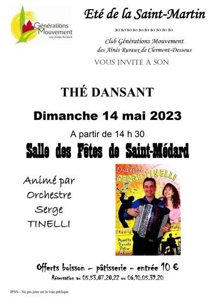 Thé dansant à Saint-Médard