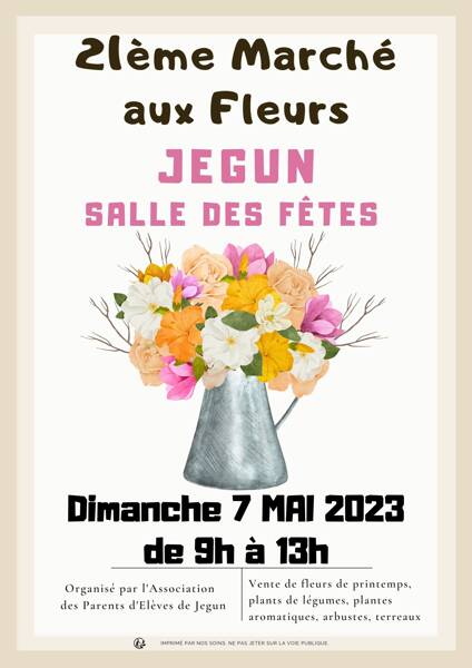 21eme marché aux fleurs JEGUN