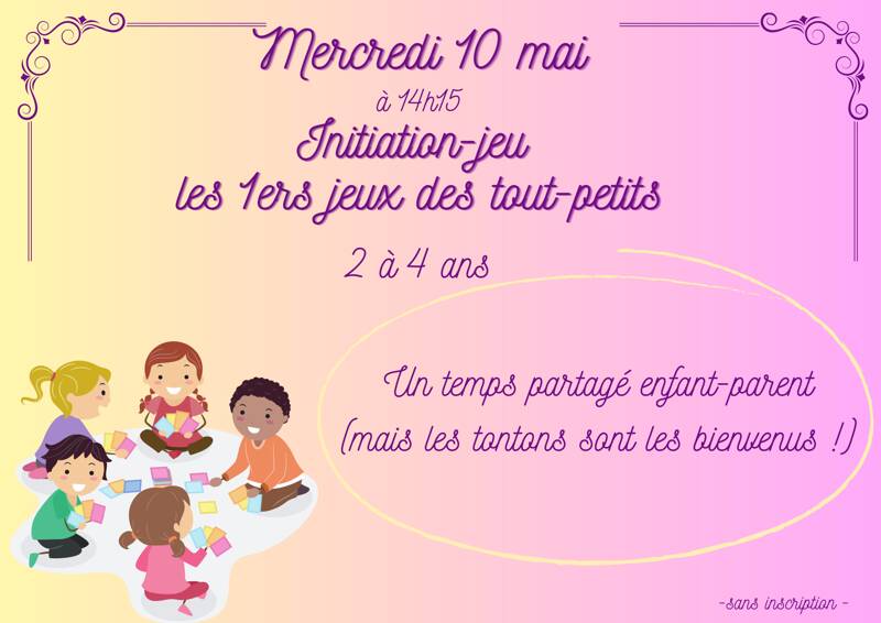 Initiation « Les 1ers jeux »