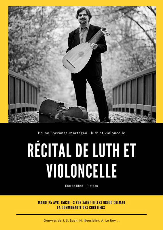 Récital de luth et violoncelle