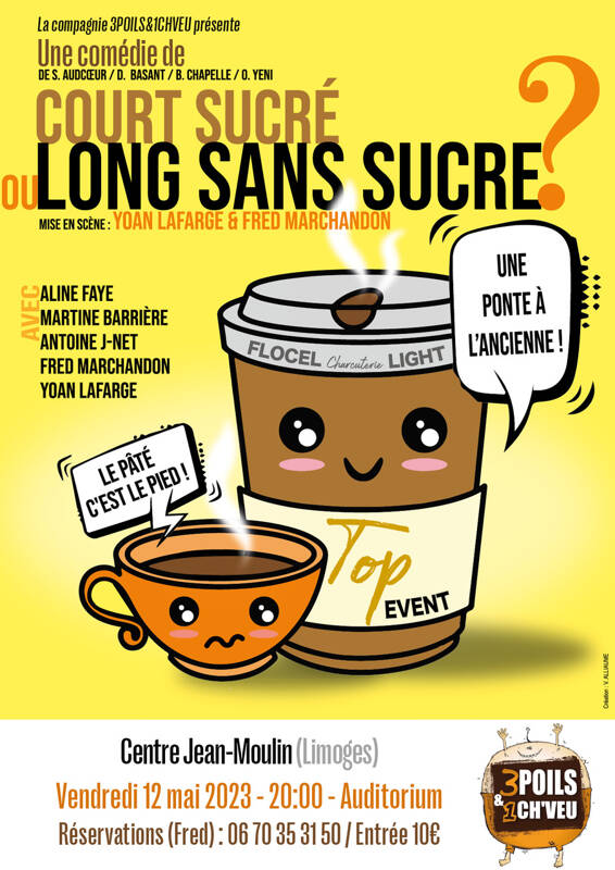 Courte sucré ou long sans sucre