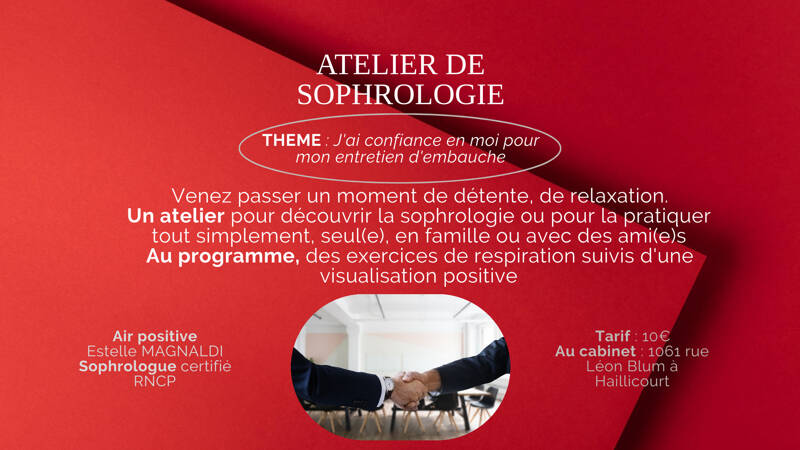 ATELIER DE SOPHROLOGIE ADULTE