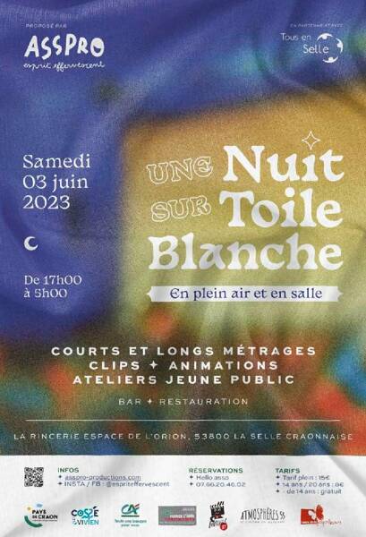 Une Nuit sur Toile Blanche 