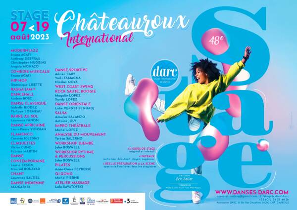 48ème STAGE - FESTIVAL INTERNATIONAL DE CHÂTEAUROUX - DARC 