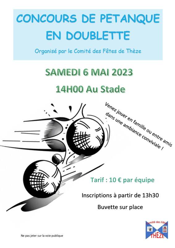 Concours de pétanque