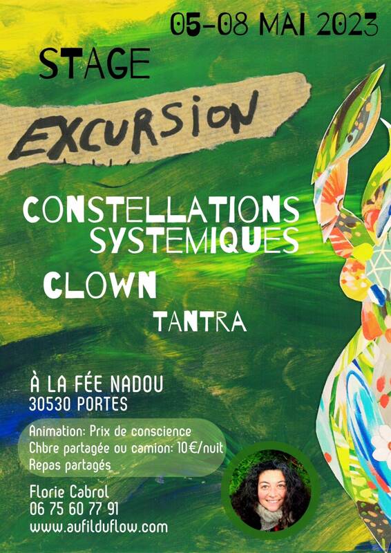 Stage Excursion : Clown, Constellations sytémiques & Tantra / Gard / 5-8 Mai